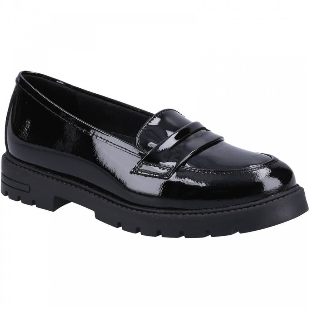 Hush Puppies Hazel Patent Leather Youth Black Loafers - image 4