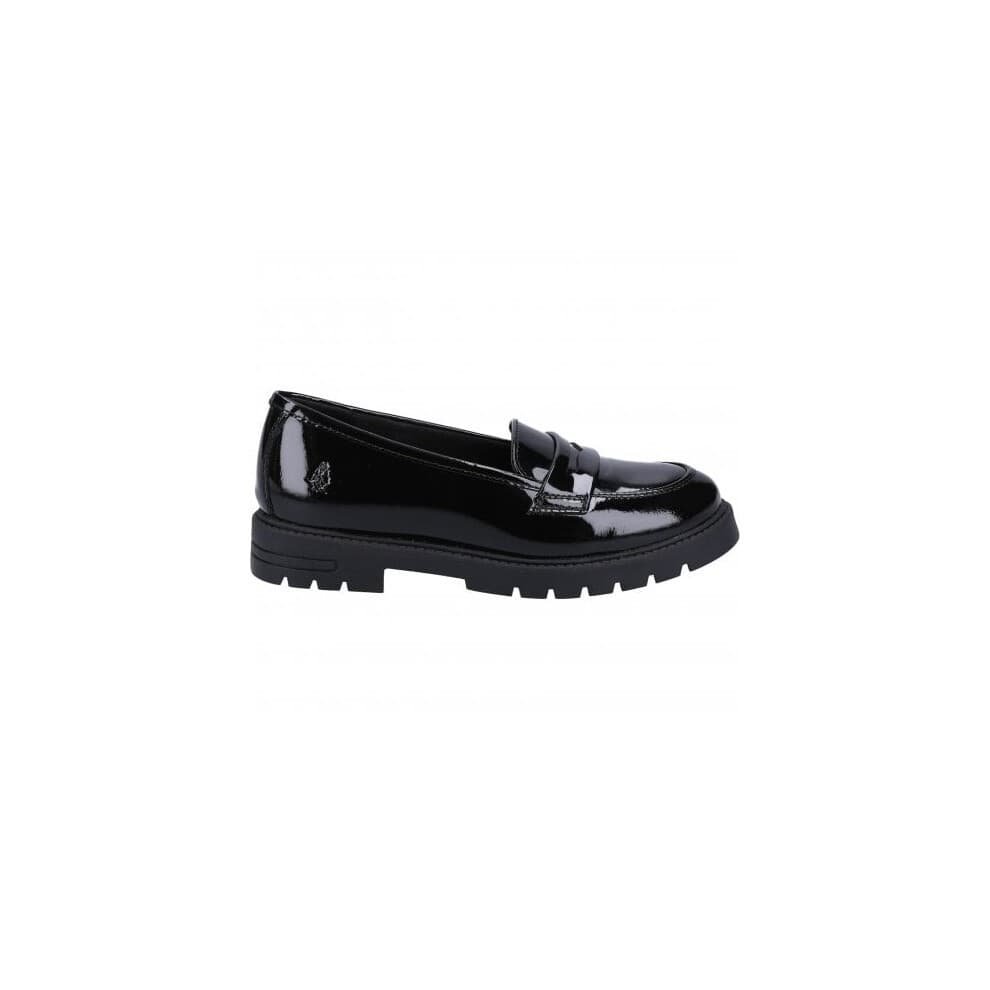 Hush Puppies Hazel Patent Leather Youth Black Loafers - image 5