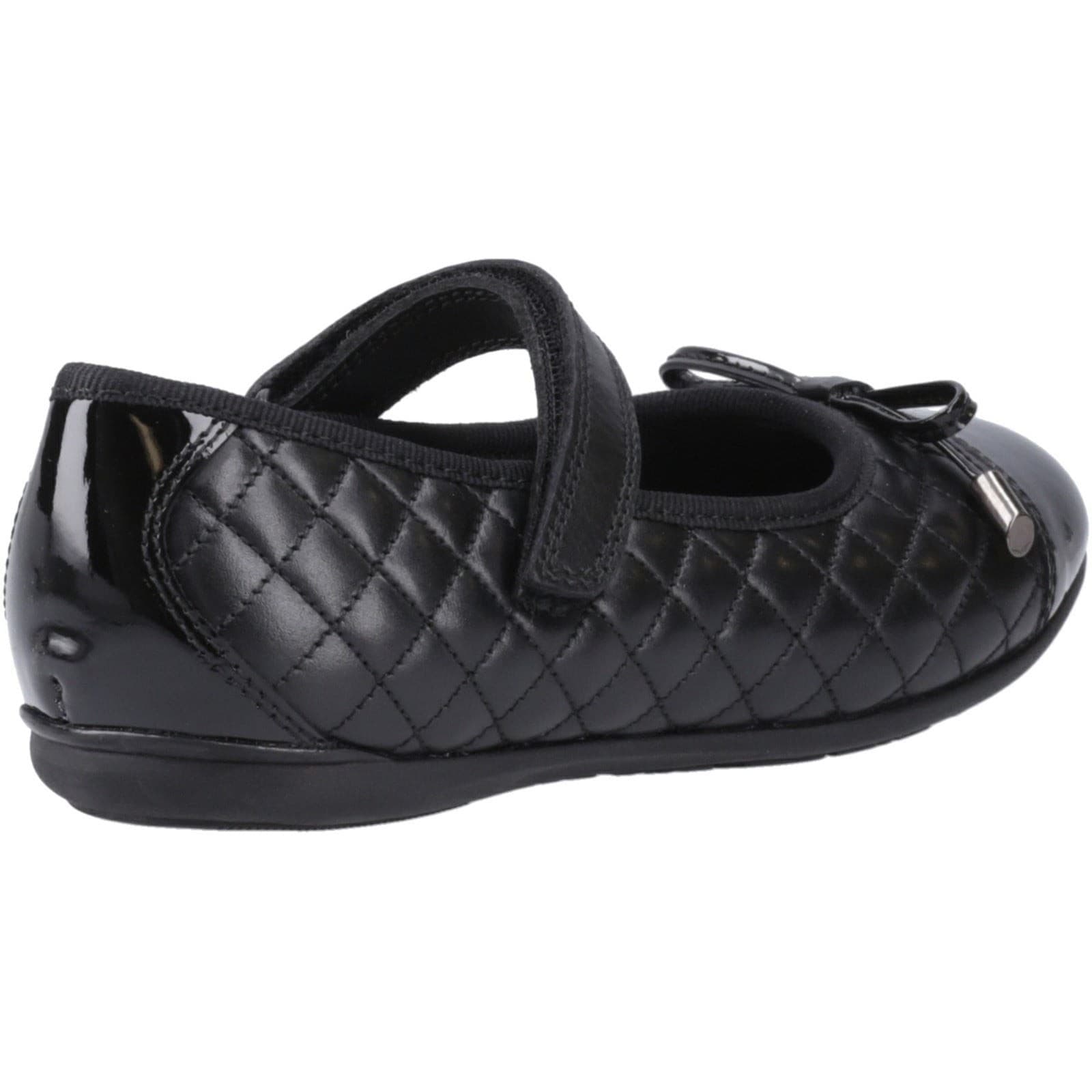 Hush Puppies Lottie Leather Junior Black Ballet Flats - image 2