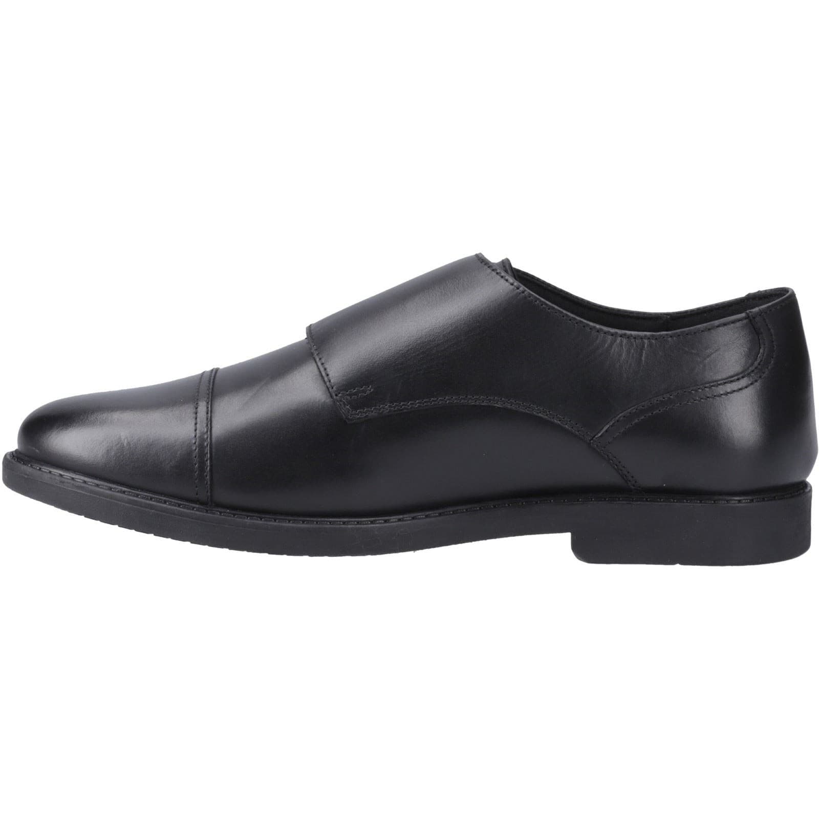Hush Puppies Tim Monk Leather Youth Black Shoes - image 4