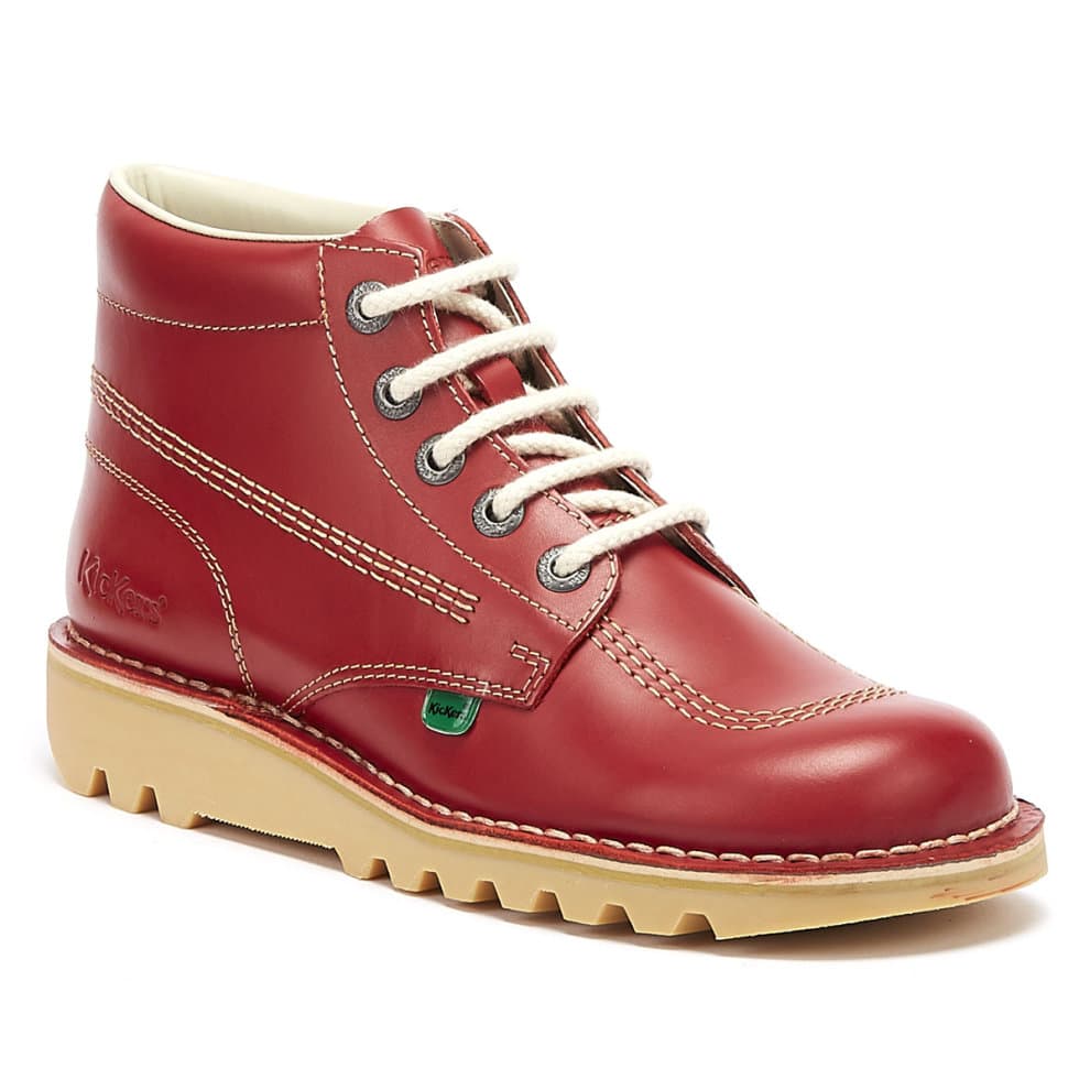 Kickers - 1-KF0000101RCO MENS KICK HI RED LEATHER - image 2