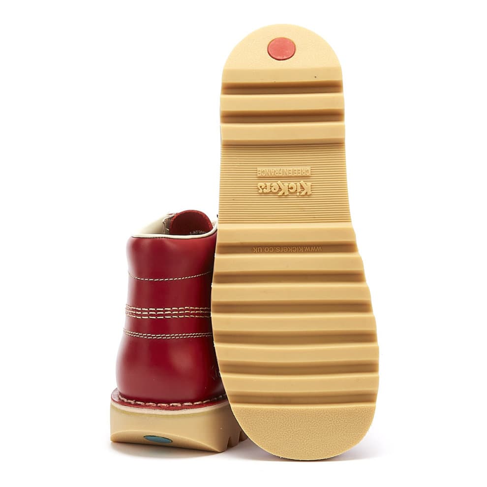 Kickers - 1-KF0000101RCO MENS KICK HI RED LEATHER - image 5