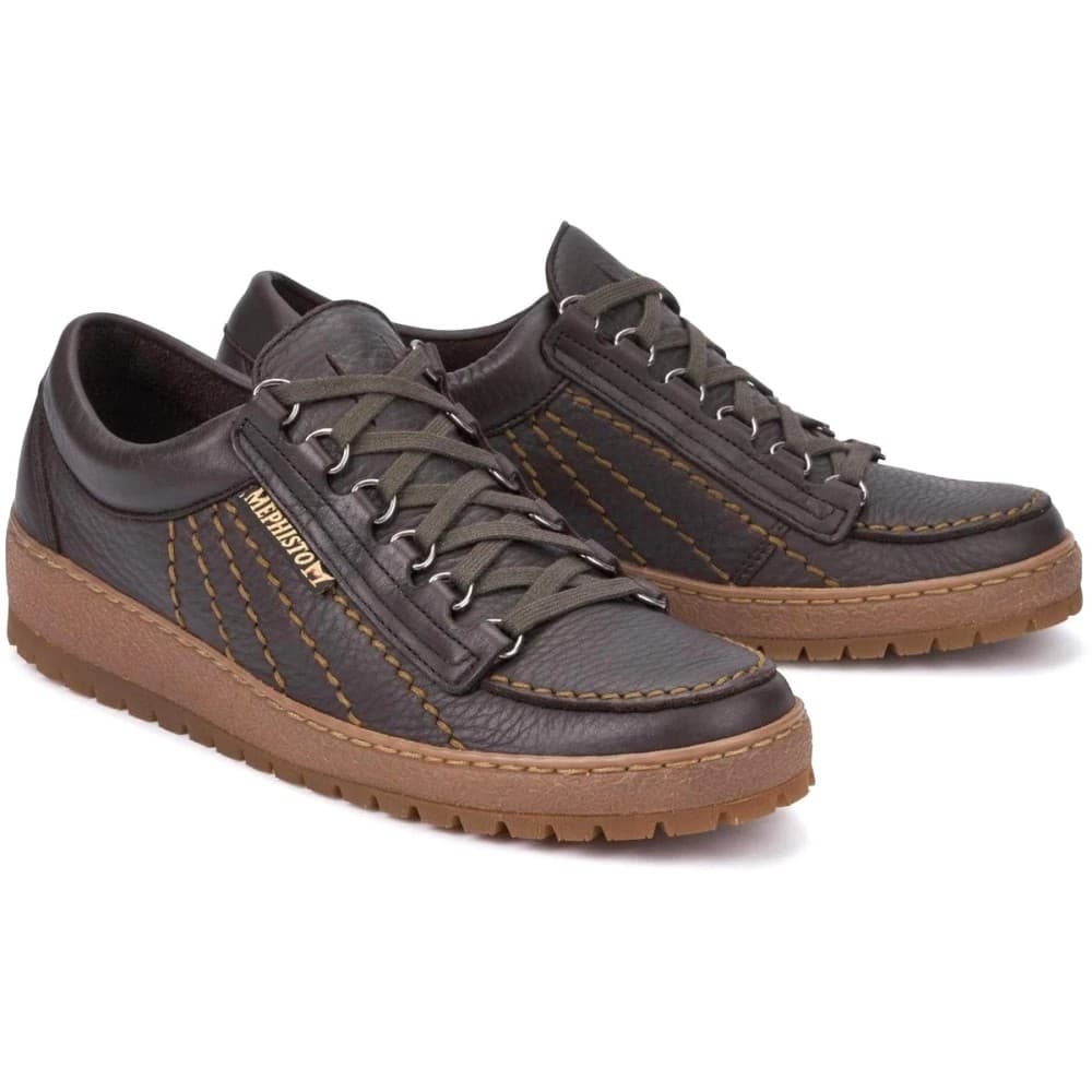 Mephisto Rainbow Oregon 1351 Leather Men's Dark Brown Shoes - image 2