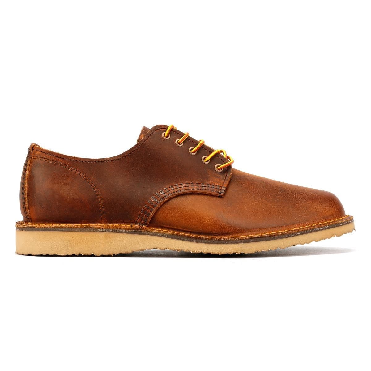 Red Wing Weekender Oxford Rough & Tough Leather Men's Copper Lace-Up Shoes - image 5