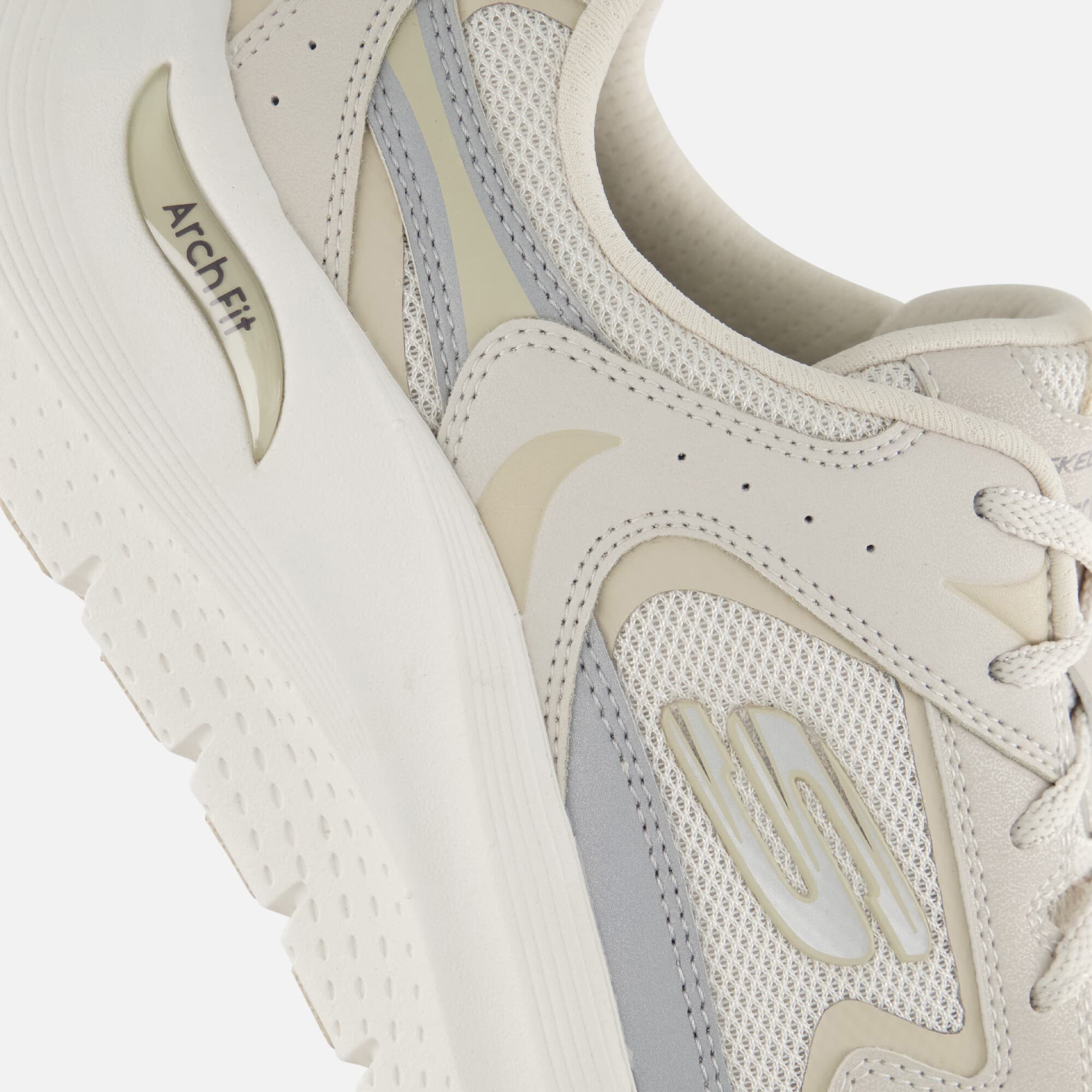 Skechers Arch Fit 2.0 Vintage Luxe Leather Women's Natural Trainers - image 5