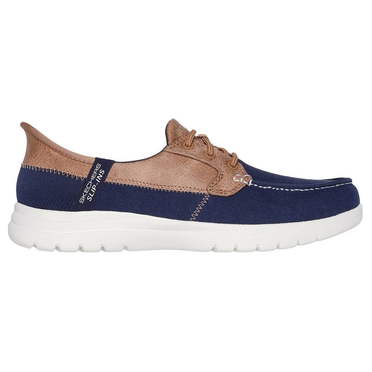 Skechers Palmilla Textile Women's Navy Boat Shoes - image 2