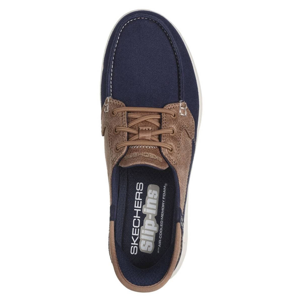 Skechers Palmilla Textile Women's Navy Boat Shoes - image 3