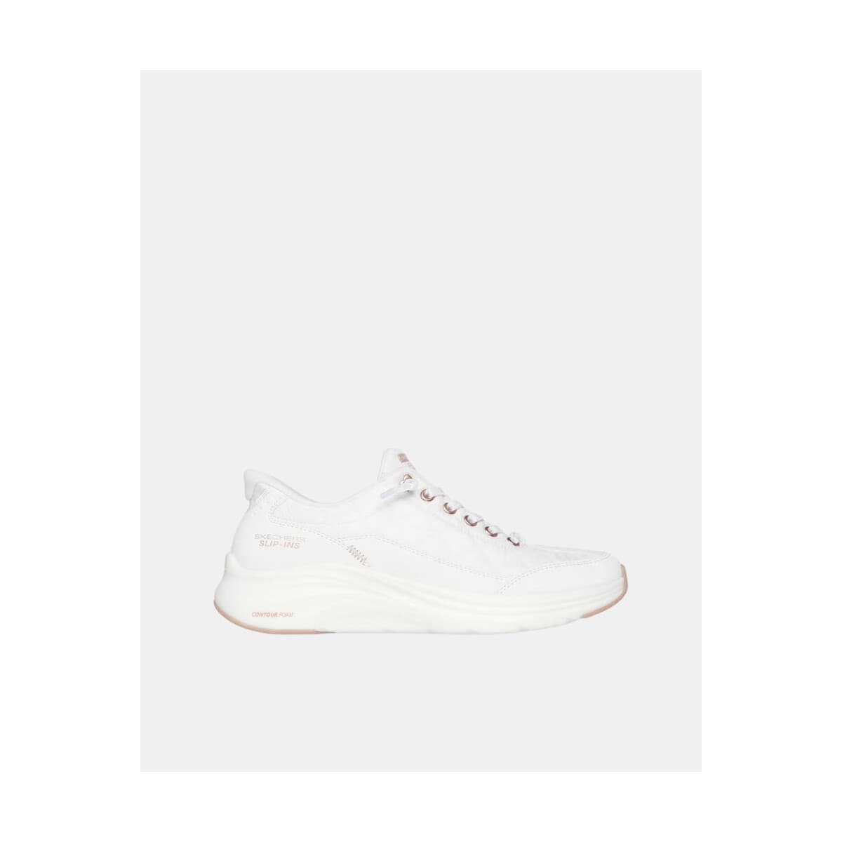 Skechers Slip-Ins Contour Foam Cozy Fit Women's White Trainers - image 2