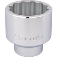 Draper 3/4" Square Drive 12 Point Socket - 55mm - image 3
