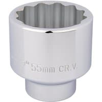 Draper 3/4" Square Drive 12 Point Socket - 55mm - image 4