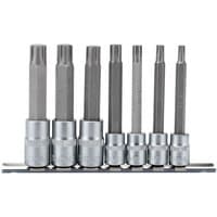 Draper 3/8" & 1/2" Sq. Dr. Ribe Socket Bit Set - image 2