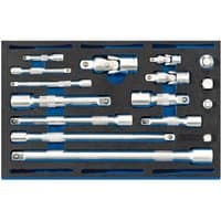 Draper 16 Piece Extension Bar and Socket Set - image 2