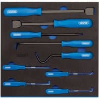 Draper 9 Piece Scraper, Hook and Pick Set with Tray - image 2
