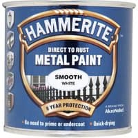 Hammerite Direct To Rust Smooth Finish Metal Paint White 250ml - image 2