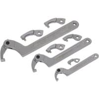 Adjustable C Spanner Hook and Pin Wrench Set