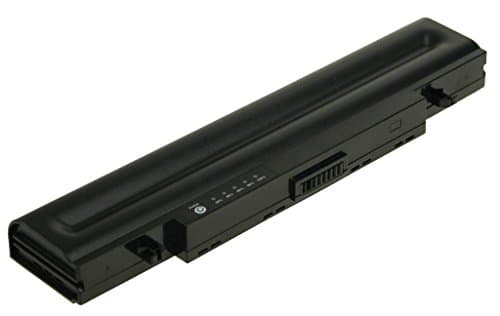 Black 2-Power 11.1v 5200mAh Li-Ion laptop battery with a sleek design, featuring a connector port and LED indicator lights on one side.