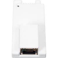 White 2N 9155049 intercom accessory with Ethernet port and LED indicator on rectangular casing.
