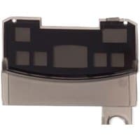 Gray 2N intercom system cover with rectangular cutouts and curved bottom edge.