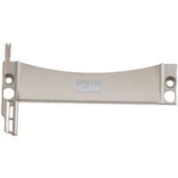 Gray 2N 9155903 intercom bracket with curved center, two mounting holes, and side extensions.