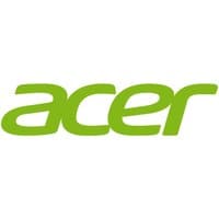 Acer notebook spare part touchpad, rectangular, black surface with integrated buttons and connector ribbon.