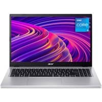 Acer Aspire Go 15 AG15-71P laptop with 15.6" Full HD display, silver body, black keyboard, Intel Core i5 badge visible.