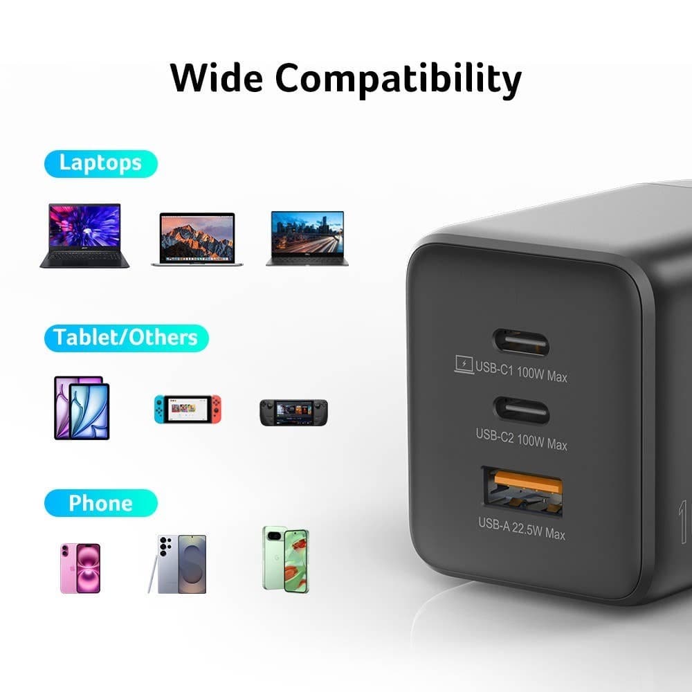 Acer HP.DSCAB.019 mobile device charger Universal Black AC Fast chargi - image 4