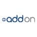 AddOn Networks QSFP-100G-SR4-DE-AO network transceiver module in a sleek metal casing, featuring multiple fiber optic ports for high-speed data transmission.