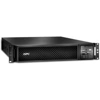 Black APC Smart-UPS On-Line SRT1000RMXLI-NC, rackmount design, digital display, 6x C13 outputs, network management.