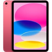 Pink Apple iPad 11-inch Wi-Fi + Cellular, 128GB, with a vibrant display and sleek design.