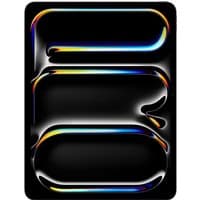 Space Black Apple iPad 13-inch Pro with nano-texture glass, sleek design, vibrant display, and minimal bezels.