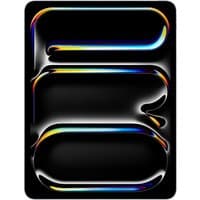 Apple iPad 13-inch Pro, silver, Wi-Fi + Cellular, 256GB, standard glass, sleek design with vibrant display.