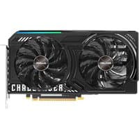 ASRock Challenger Intel Arc B570 graphics card, dual fans, black casing, 10GB OC GDDR6, RGB accent.