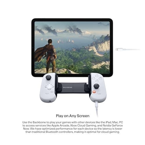 Backbone One for iPhone PlayStation Edition White Lightning Gamepad PC - image 5
