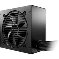 Black be quiet! PURE POWER 12 850W ATX power supply with cooling fan, 20+4 pin connector, and sleek matte finish