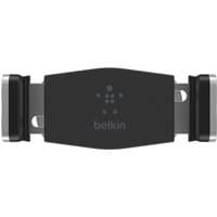 Black and silver Belkin passive smartphone holder with adjustable grips and sleek design.