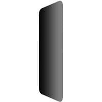 Belkin SFA120ZW privacy screen protector, black, curved edges, for Apple mobile phones.