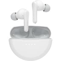 White Belkin SoundForm Nano 2 wireless in-ear headphones with charging case, sleek design, and silicone ear tips.