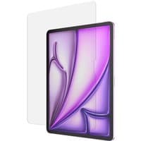 Clear Belkin TemperedGlass screen protector for iPad Air 13", shown with a sleek, edge-to-edge design and smooth finish.