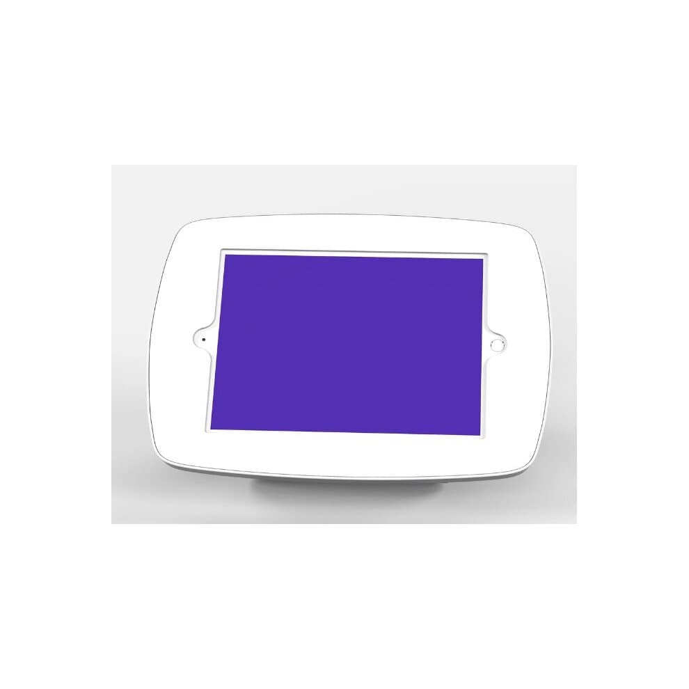 White Bouncepad Flip for Samsung Galaxy Tab S3 9.7, featuring a sleek design with an exposed front for easy access to the device's screen.