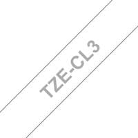 White Brother cleaning tape with "TZE-CL3" printed diagonally in gray text.