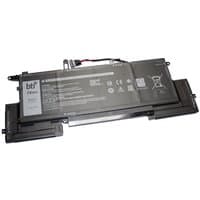 Black BTI 6-cell laptop battery with label, compatible with Dell Latitude and Inspiron models, 78Wh capacity.