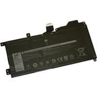 BTI 0KWWW4 38Wh 2-cell black battery for Latitude 7210 with label and certification icons.