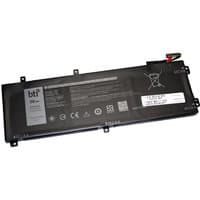 Black BTI 56Wh 3-cell battery for Dell G7 17 7700, rectangular with labels and connector wires.