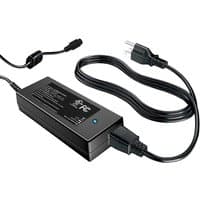 Black BTI 19V 65W AC adapter for ASUS ZenBook with detachable power cord and LED indicator.