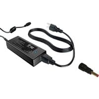 Black BTI 65W laptop charger for Dell with 7.4mm x 5mm connector, power cord, and rectangular adapter block.