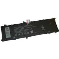 Black rectangular BTI 38Wh 2-cell battery for DELL Venue 11 Pro 7140 with white connector and printed specifications.