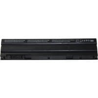 Black BTI 6-cell laptop battery for Dell Latitude, rectangular shape with visible connectors and white text on top.