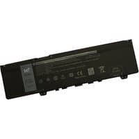 Black BTI 38Wh 3 cell battery for Dell Inspiron, rectangular with labeled specifications and connector ports.