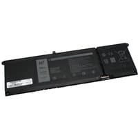 Black BTI 4-cell 51Wh laptop battery for Dell Inspiron, rectangular shape with labels and connector on one side.