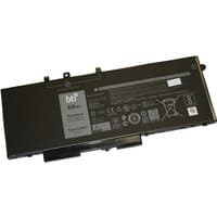 Black BTI 4-cell 65Wh laptop battery for Dell Latitude 5480 5490, rectangular with labels and connector ports.